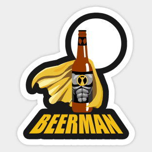 Super Beerman Sticker